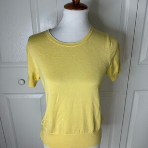Brooks Brothers Women’s Silk Blend Blouse‎ Yellow Large
